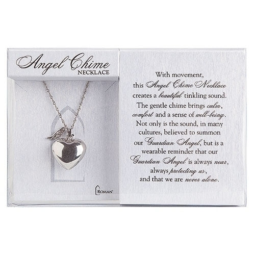 Angel Chime Heart Necklace