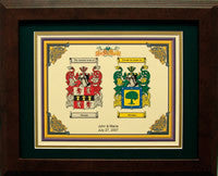 Two Coats of Arms Framed Print
