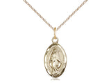 Miraculous Medal on Chain Available Sterling Silver, Gold Filled