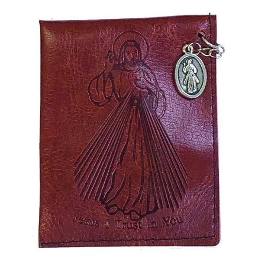 Rosary Pouch Divine Mercy or Lady of Grace