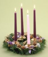Traditional Pine Advent Wreath 