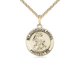 Guardian Angel Medal on 18" Chain
