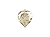 Guardian Angel within a Heart Necklace