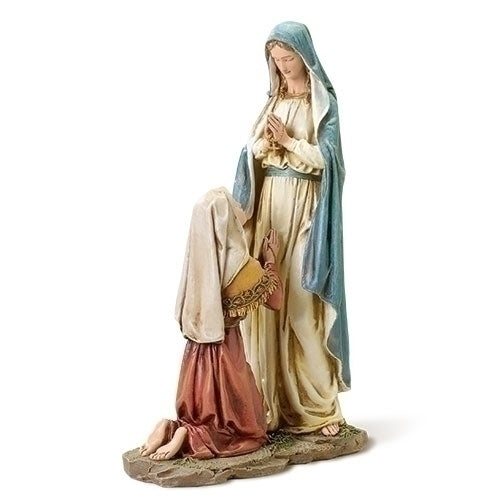 Our Lady of Lourdes with Bernadette Statue