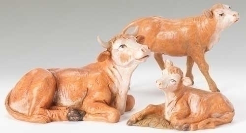 Ox Family- Nativity Add On Fontanini
