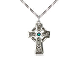 Celtic Cross w/ Emerald Stone