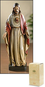 Sacred Heart of Jesus 8" Statue