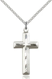 Cross on 18" Chain Available Sterling Silver, Gold Filled or 14kt Gold