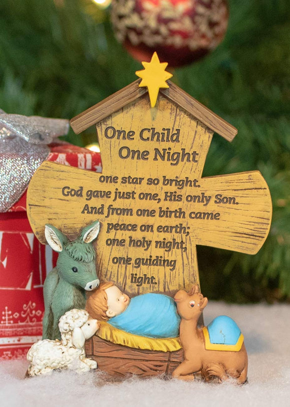 One Child One Night Tabletop Cross