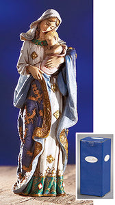7" Adoring Madonna and Child Figurine