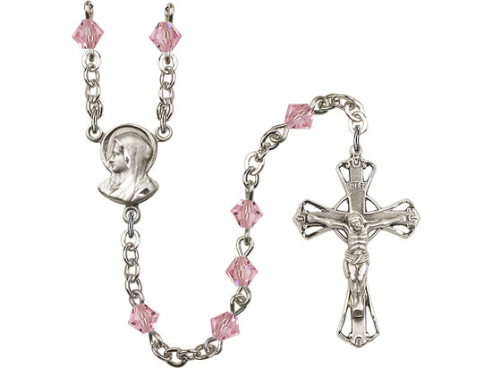 Madonna Light Rose Rosary