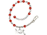 Holy Spirit Rosary Bracelet Ruby