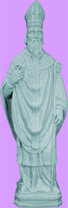 24" St. Patrick Granite Statue