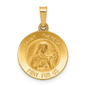 St. Theresa 14kt Medal