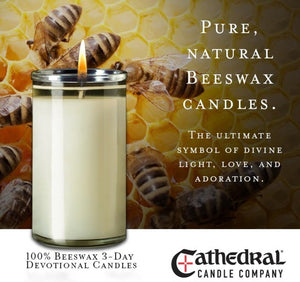 100% Beeswax 3-Day Devotional Candles