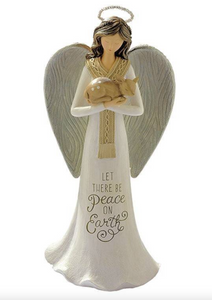 Gifts of Glory Peace on Earth Christmas Angel Figurine