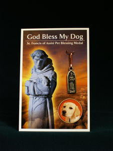 Dog Blessing medal