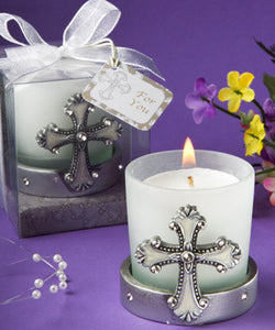 Cross Candle Favor