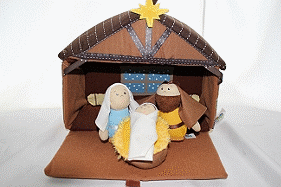 Plush Nativity Playset