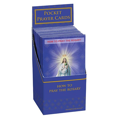 How to Pray the Rosary Pocket Card