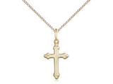 Cross in Sterling Silver or Gold Filled