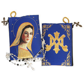 Virgin Of Grace Rosary Pouch